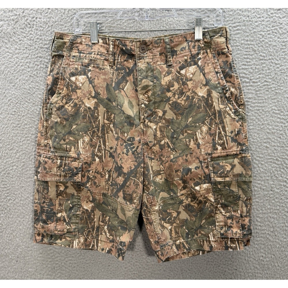 American Eagle Shorts Mens 31 Camouflage Cargo Flex Workwear Skater Grunge Y2K